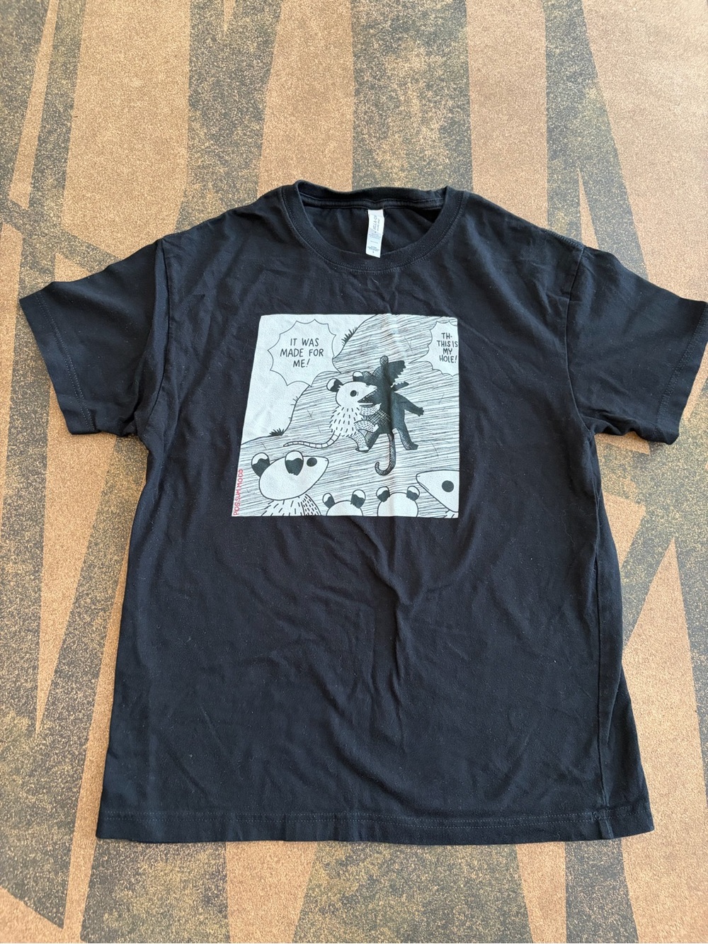Black Graphic Women’s Junji Ito T-Shirt, size Small